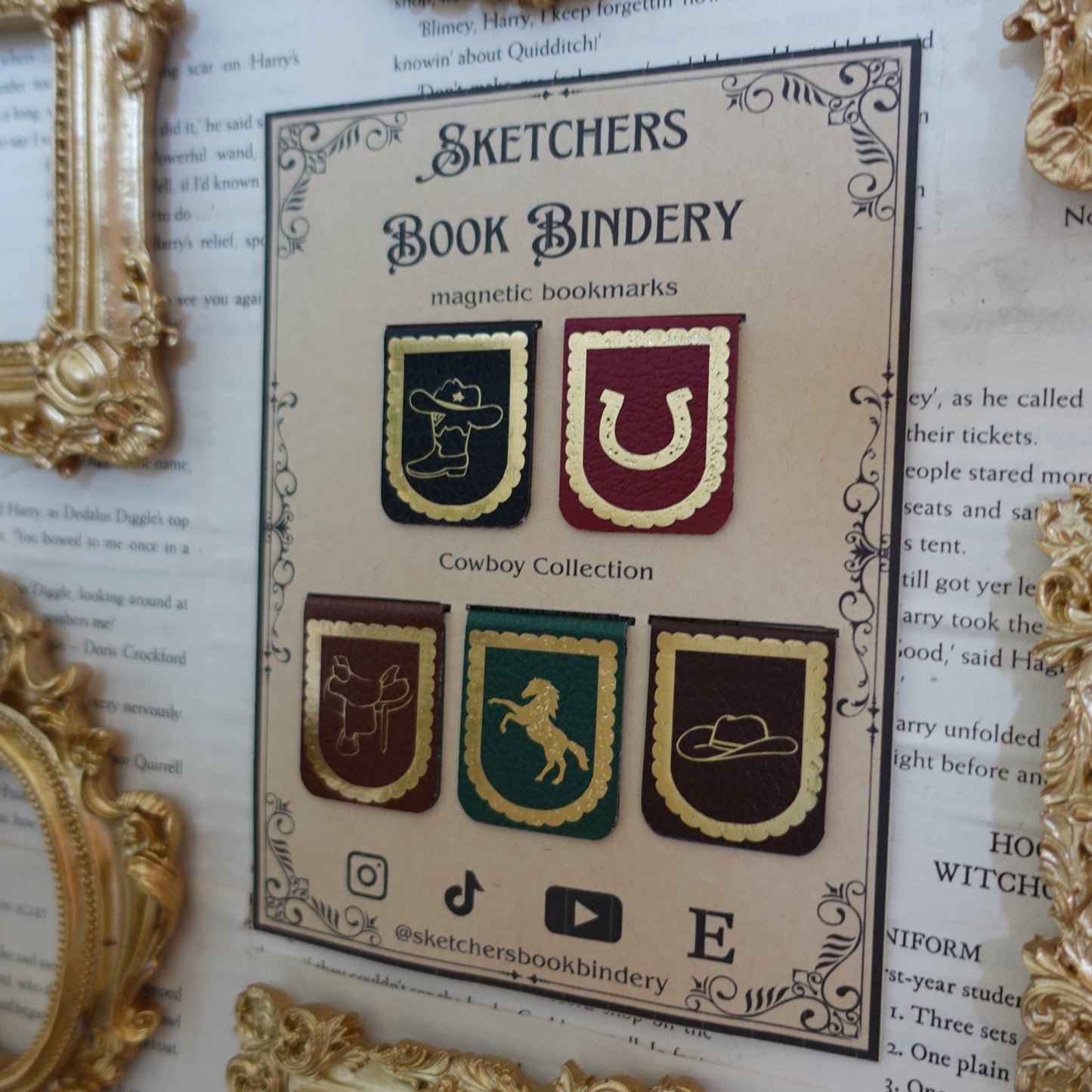Magnetic bookmarks