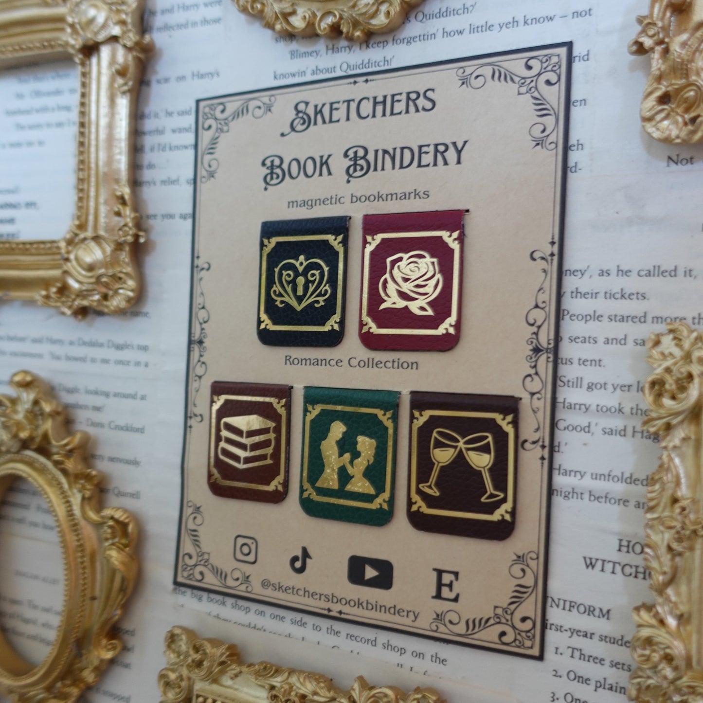 Magnetic bookmarks