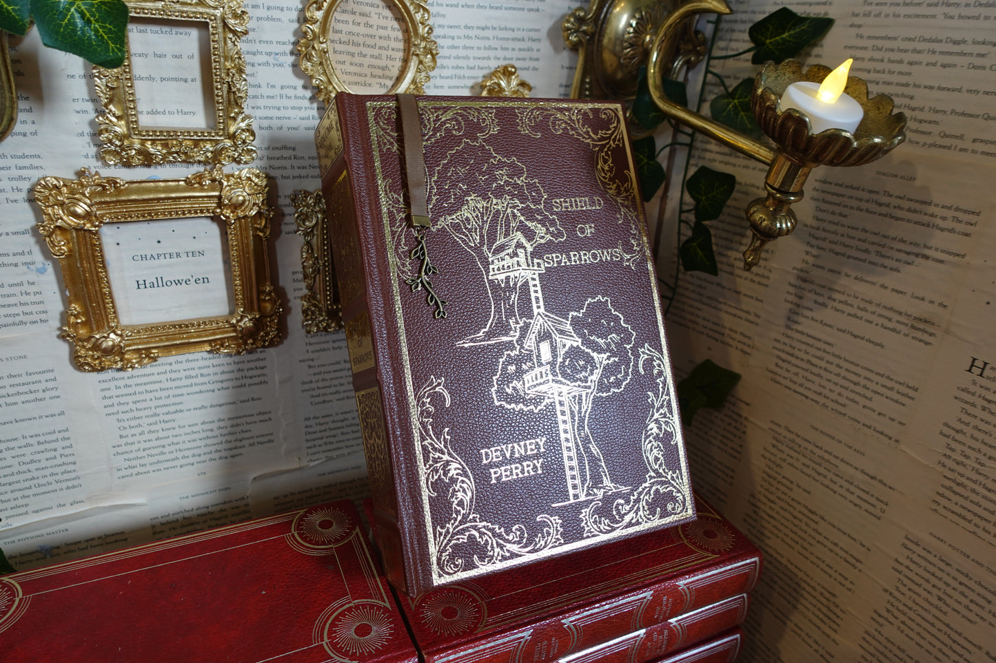 Shield of Sparrows - leatherbound