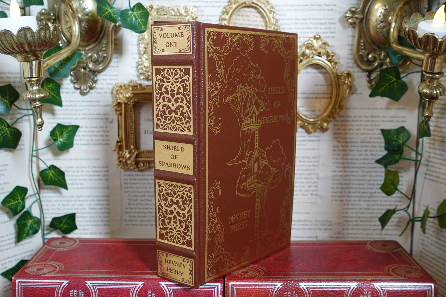 Shield of Sparrows - leatherbound