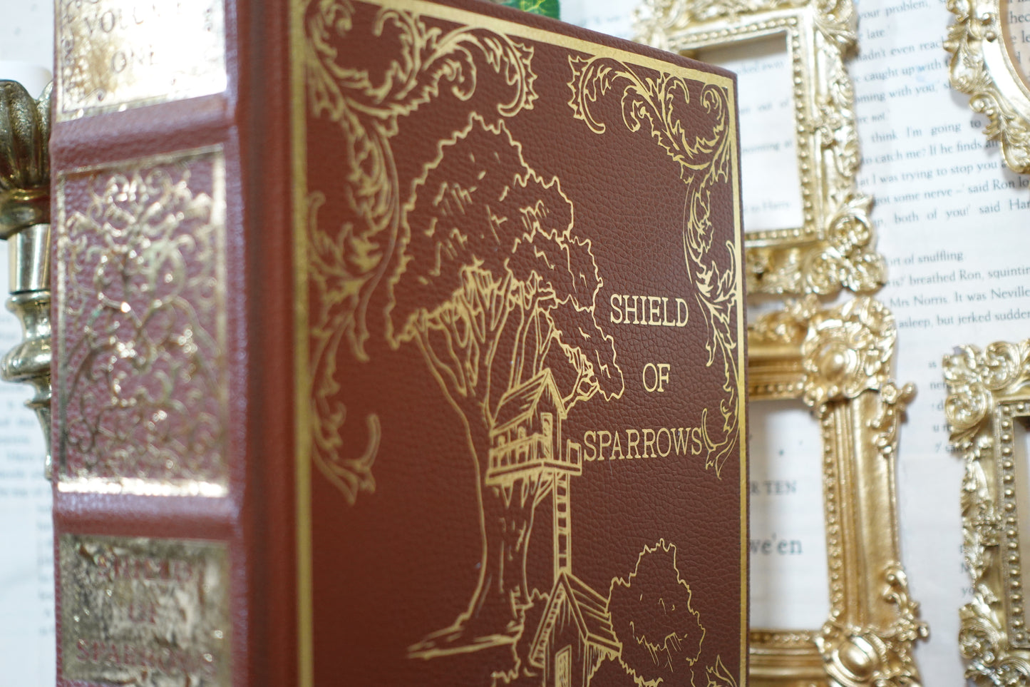 Shield of Sparrows - leatherbound