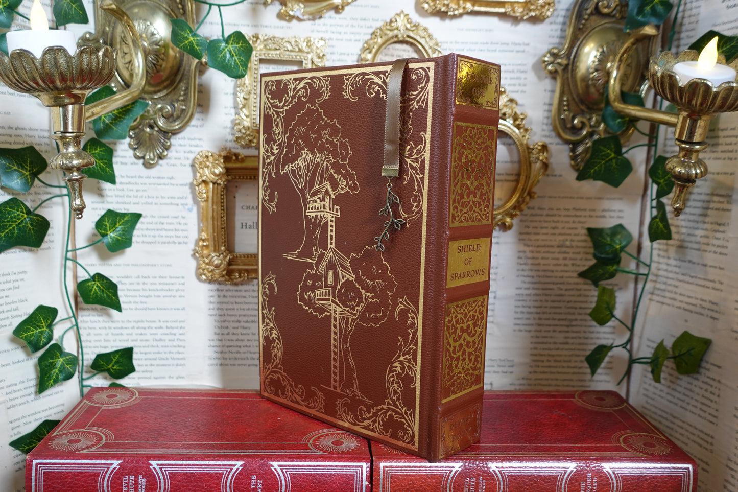 Shield of Sparrows - leatherbound