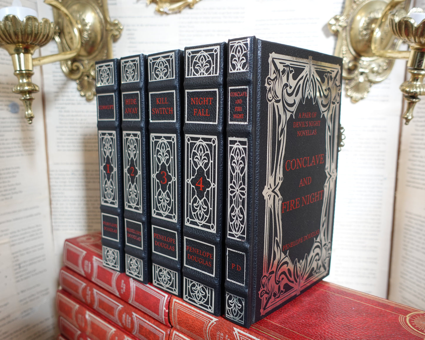 Devil's Night - faux leather rebind set