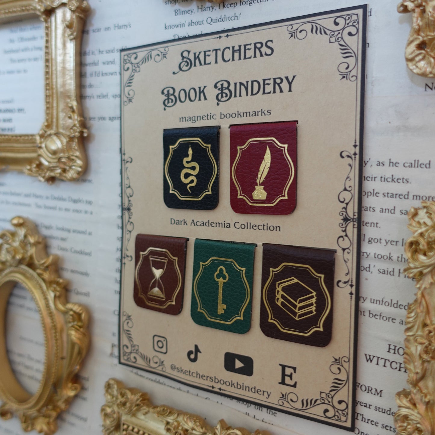 Magnetic bookmarks