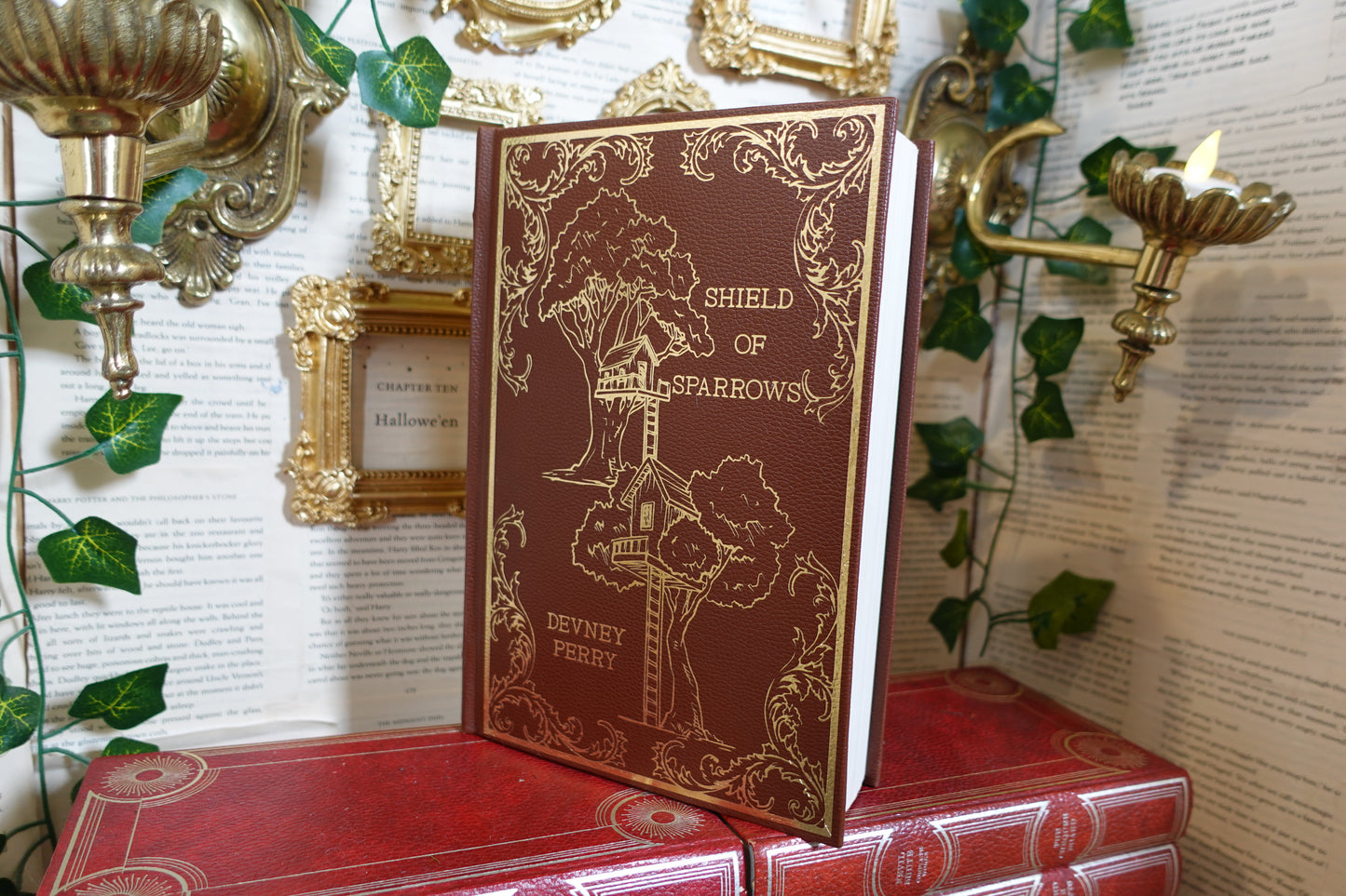 Shield of Sparrows - leatherbound