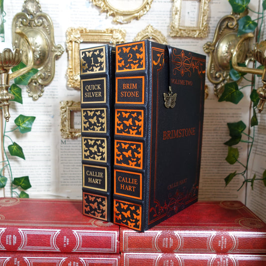 Fae & Alchemy - Quicksilver and Brimstone - leatherbound