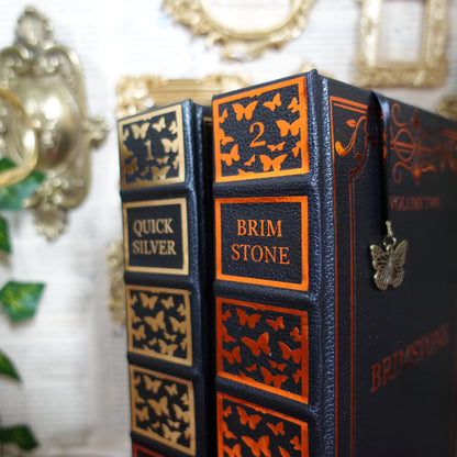 Fae & Alchemy - Quicksilver and Brimstone - leatherbound