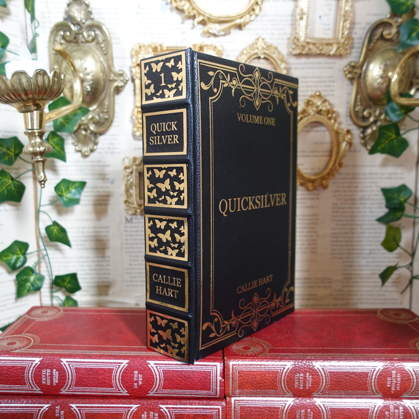 Fae & Alchemy - Quicksilver and Brimstone - leatherbound