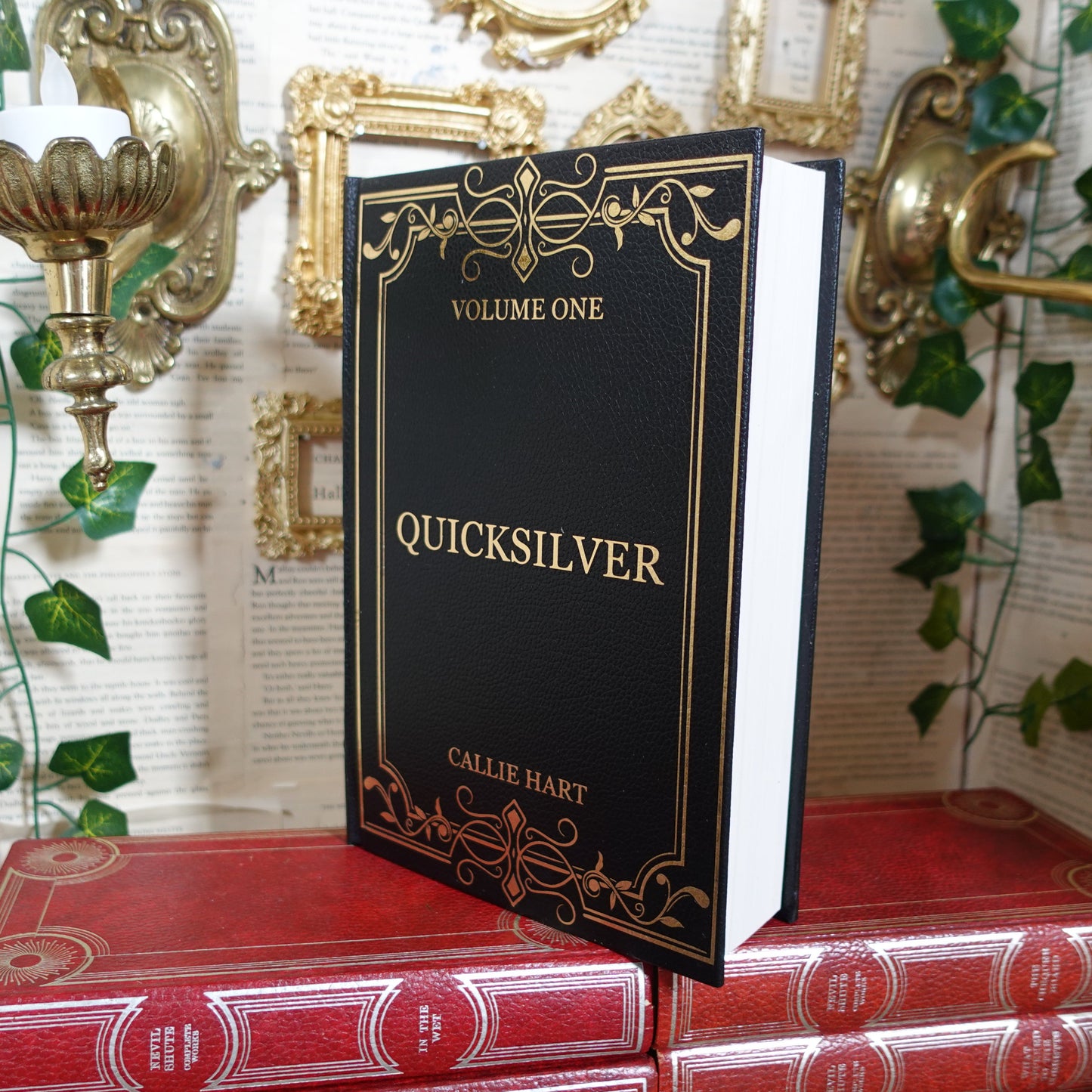 Fae & Alchemy - Quicksilver and Brimstone - leatherbound