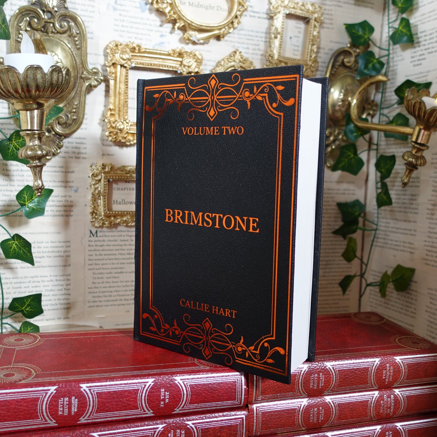 Fae & Alchemy - Quicksilver and Brimstone - leatherbound