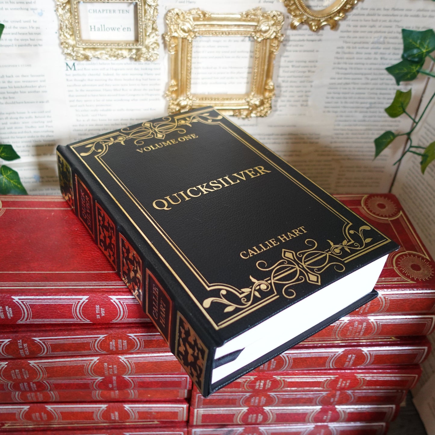 Fae & Alchemy - Quicksilver and Brimstone - leatherbound